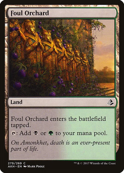 Foul Orchard, card 279 from Amonkhet