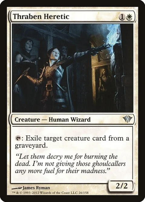 Thraben Heretic, carte 26 de Dark Ascension