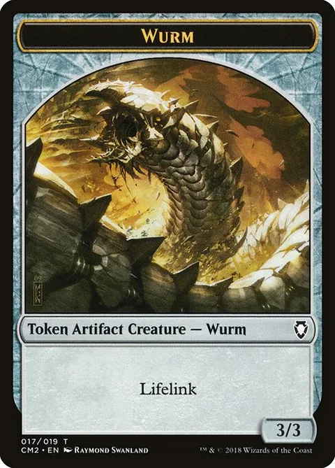 Wurm, card 17 from Commander Anthology Volume II Tokens