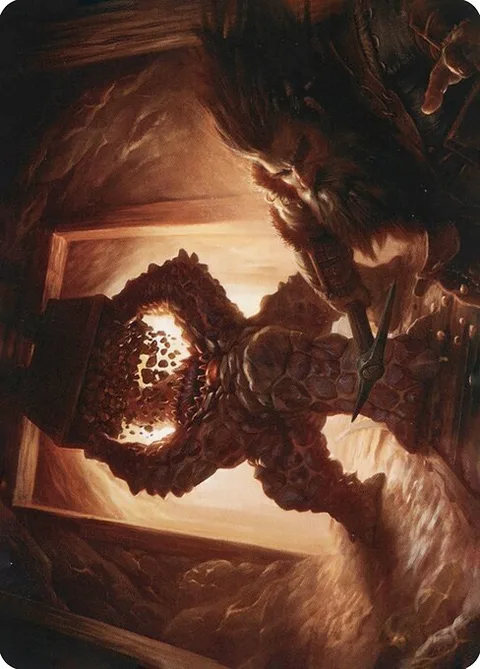 Xorn // Xorn, card 23 from Adventures in the Forgotten Realms Art Series