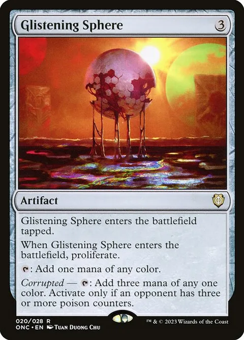 Glistening Sphere, carte 20 de Phyrexia: All Will Be One Commander