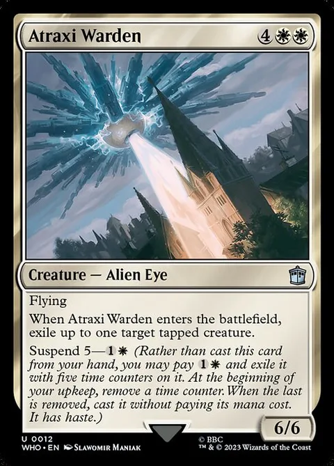 Atraxi Warden, card 12 from Doctor Who