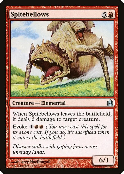 Spitebellows, carte 135 de Commander 2011
