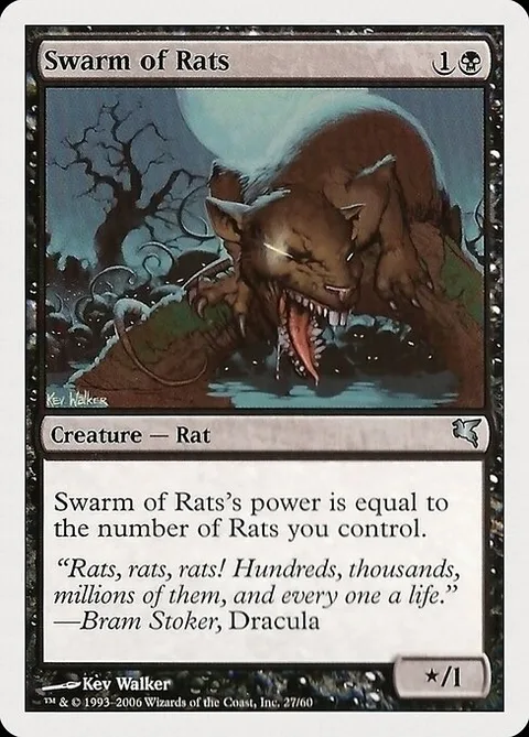 Swarm of Rats, card 27 from Hachette UK