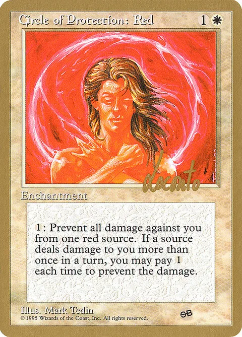 Circle of Protection: Red, carte ml17sb de Pro Tour Collector Set