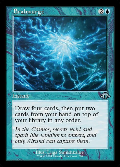 Brainsurge, card 399 from Modern Horizons 3