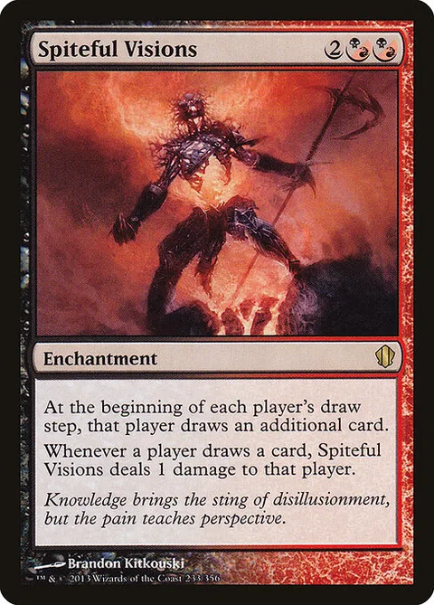Spiteful Visions, carte 233 de Commander 2013