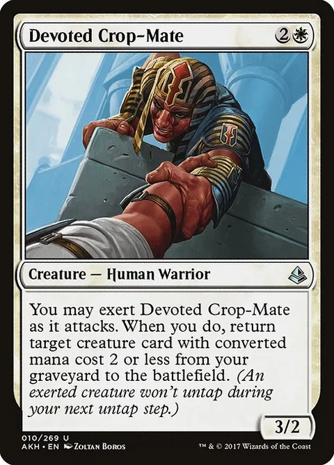 Devoted Crop-Mate, card 10 from Amonkhet