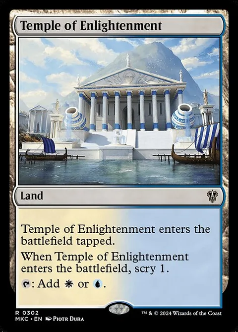 Temple of Enlightenment, card 302 from Murders at Karlov Manor Commander