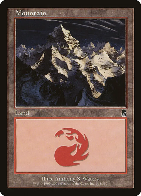 Mountain, carte 343 de Odyssey