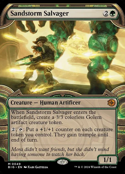 Sandstorm Salvager, card 49 from The Big Score