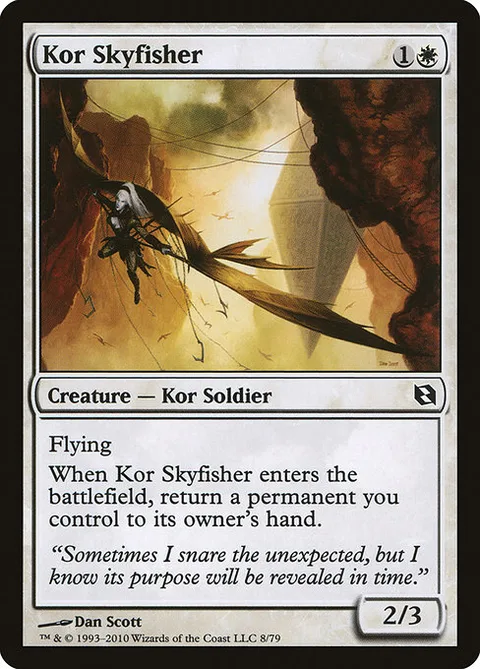 Kor Skyfisher, card 8 from Duel Decks: Elspeth vs. Tezzeret