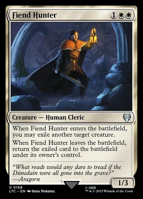 Fiend Hunter, card 168 from Tales of Middle-earth Commander