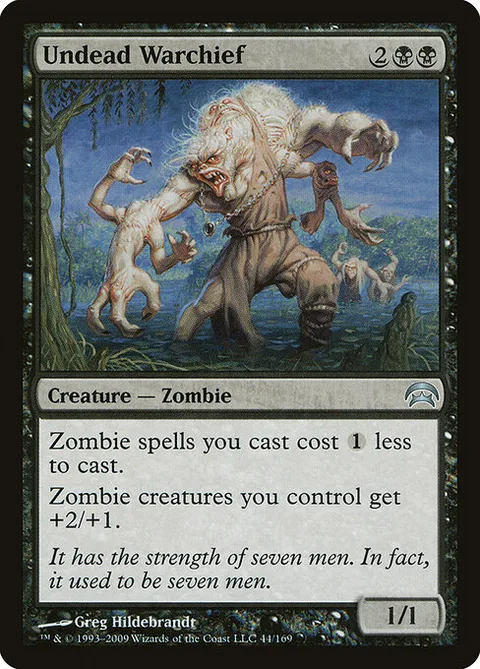 Undead Warchief, carte 44 de Planechase