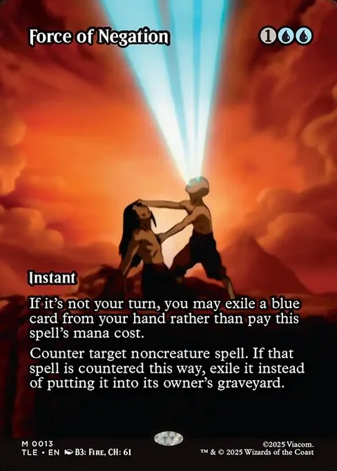 Force of Negation, card 13 from Avatar: The Last Airbender Eternal