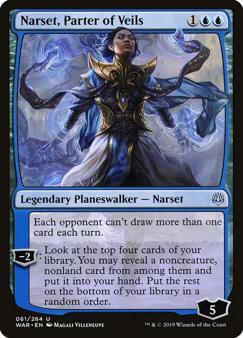 Narset, Parter of Veils, card 61 from War of the Spark