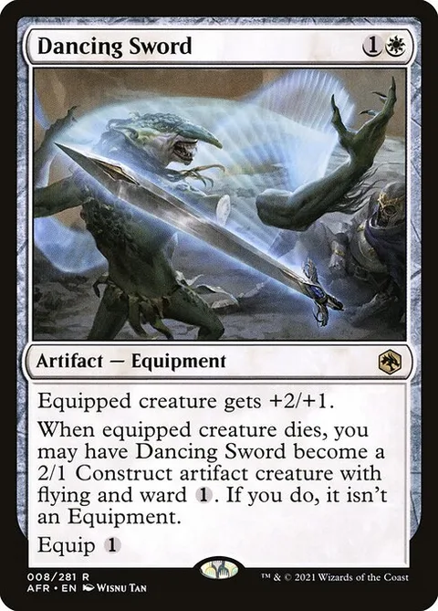 Dancing Sword, card 8 from Adventures in the Forgotten Realms
