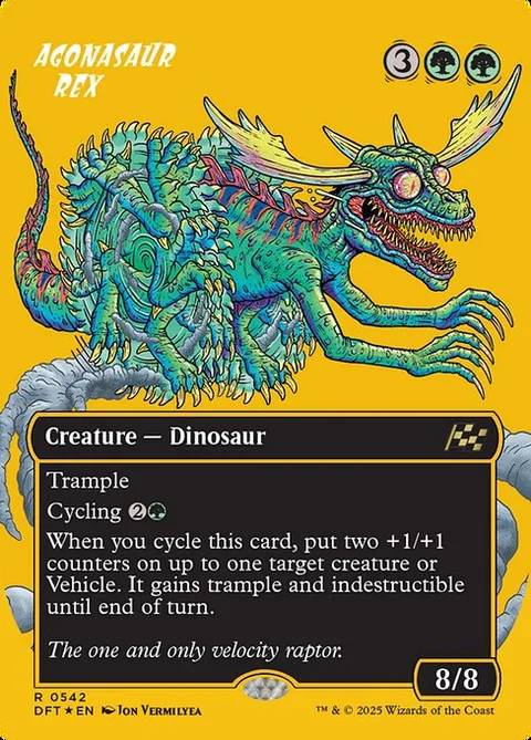 Agonasaur Rex, carte 542 de Aetherdrift