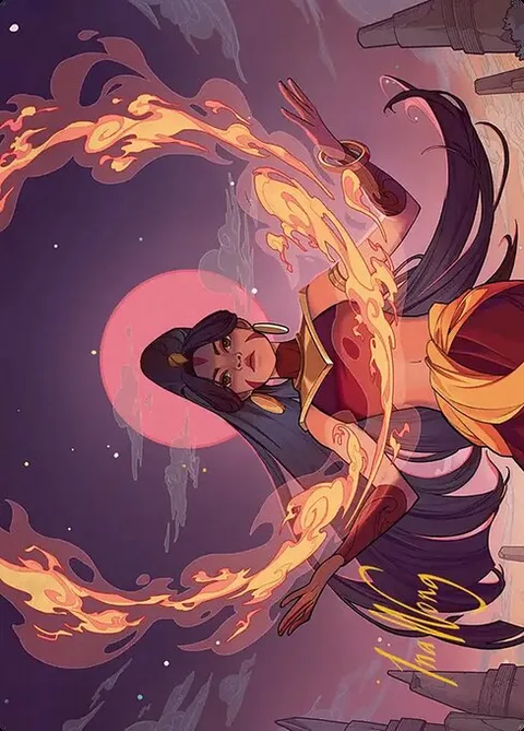 Firebending Student // Firebending Student, card 44 from Avatar: the Last Airbender Art Series