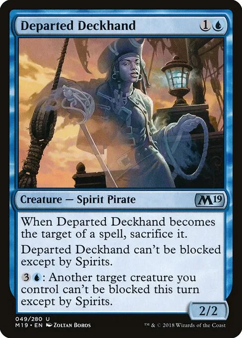Departed Deckhand, card 49 from Core Set 2019