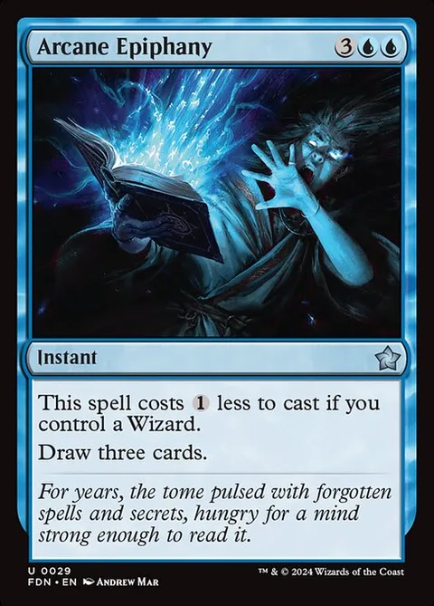 Arcane Epiphany, card 29 from Foundations