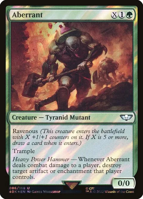 Aberrant, card 86★ from Warhammer 40,000 Commander