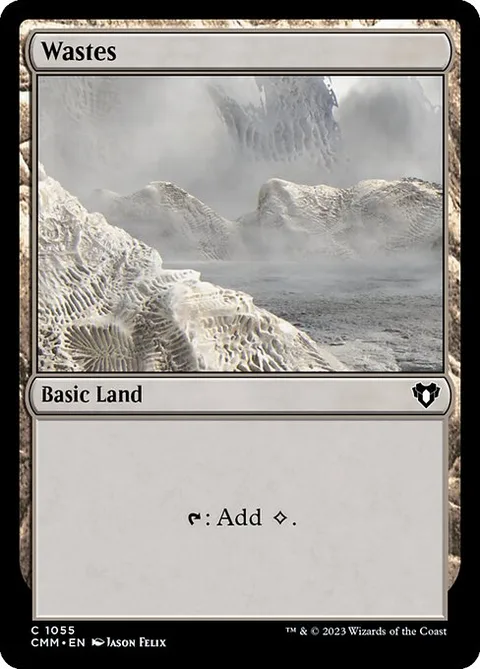 Wastes, carte 1055 de Commander Masters