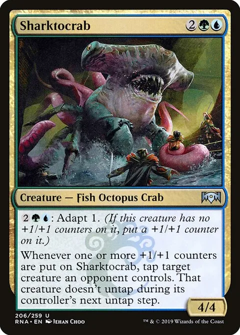 Sharktocrab, card 206 from Ravnica Allegiance