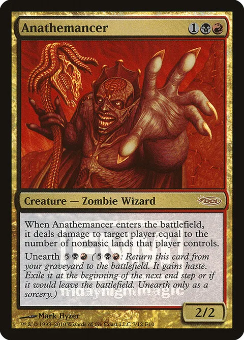 Anathemancer, card 7 from Friday Night Magic 2010