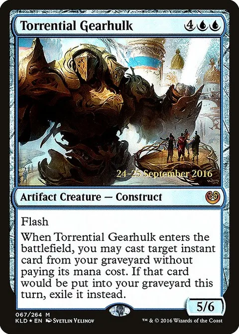 Torrential Gearhulk, card 67s from Kaladesh Promos
