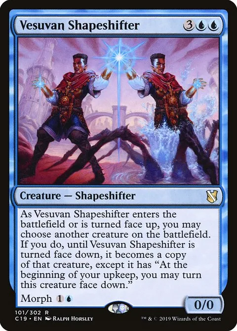 Vesuvan Shapeshifter, card 101 from Commander 2019