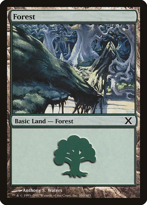 Forest, card 380 from Tenth Edition