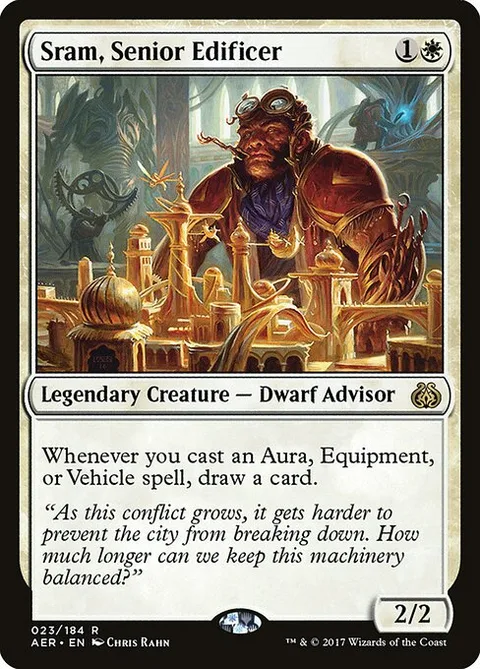 Sram, Senior Edificer, card 23 from Aether Revolt