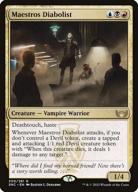 Maestros Diabolist, card 200 from Streets of New Capenna