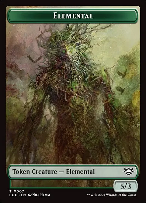 Elemental, carte 7 de Edge of Eternities Commander Tokens