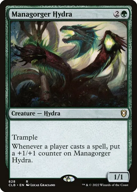 Managorger Hydra, carte 828 de Commander Legends: Battle for Baldur's Gate
