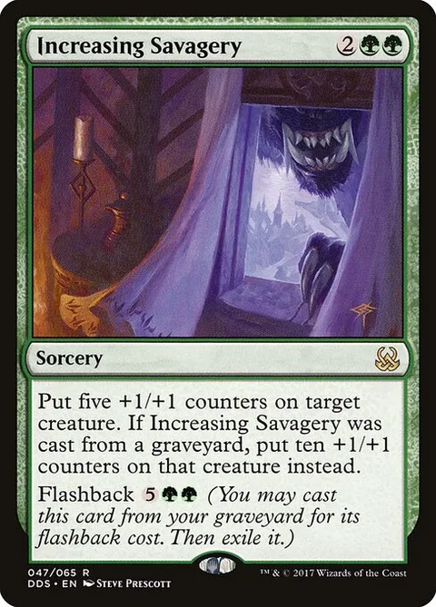 Increasing Savagery, carte 47 de Duel Decks: Mind vs. Might