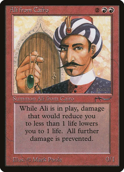 Ali from Cairo, carte 36 de Arabian Nights
