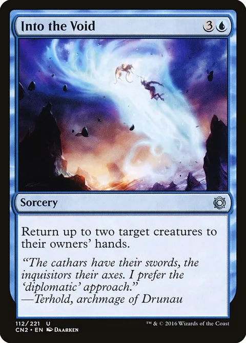 Into the Void, card 112 from Conspiracy: Take the Crown