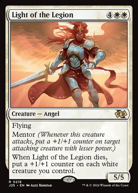 Light of the Legion, card 218 from Foundations Jumpstart