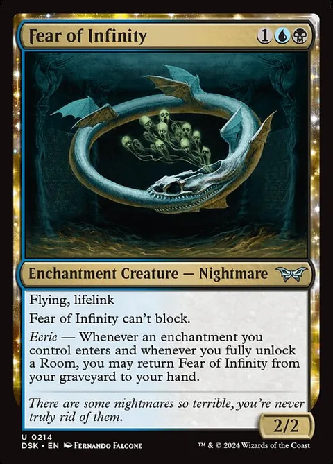Fear of Infinity, carte 214 de Duskmourn: House of Horror
