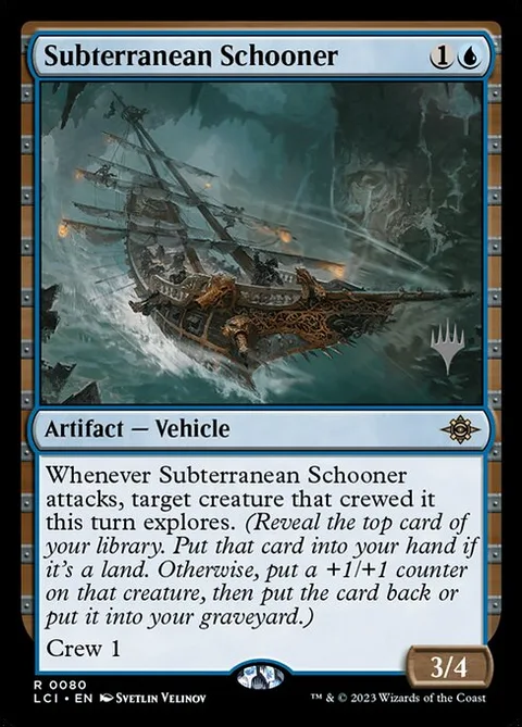 Subterranean Schooner, card 80p from The Lost Caverns of Ixalan Promos