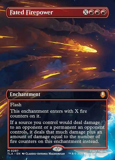 Fated Firepower, carte 297 de Avatar: The Last Airbender