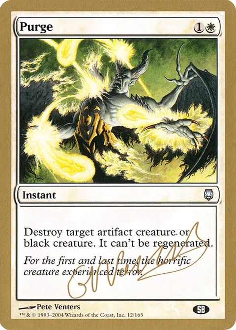 Purge, card gn12sbb from World Championship Decks 2004