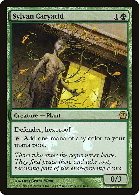 Sylvan Caryatid, card 180★ from Theros Promos