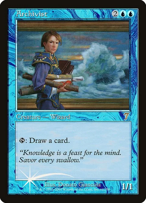 Archivist, card 61★ from Seventh Edition