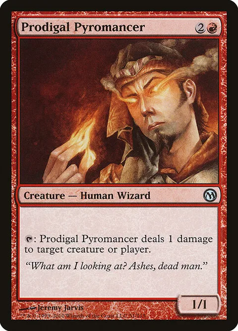 Prodigal Pyromancer, card 51 from Duels of the Planeswalkers