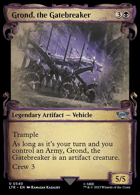 Grond, the Gatebreaker, card 540 from The Lord of the Rings: Tales of Middle-earth