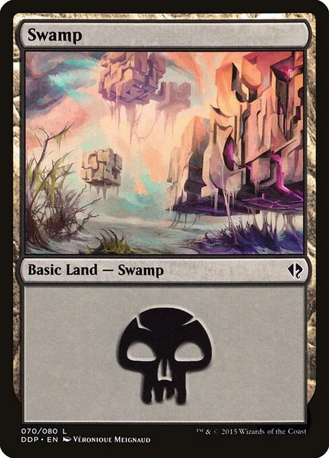 Swamp, card 70 from Duel Decks: Zendikar vs. Eldrazi