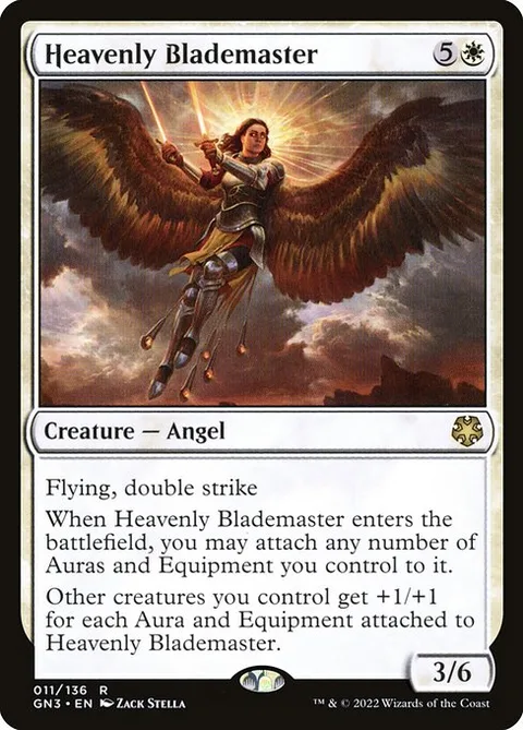 Heavenly Blademaster, carte 11 de Game Night: Free-for-All